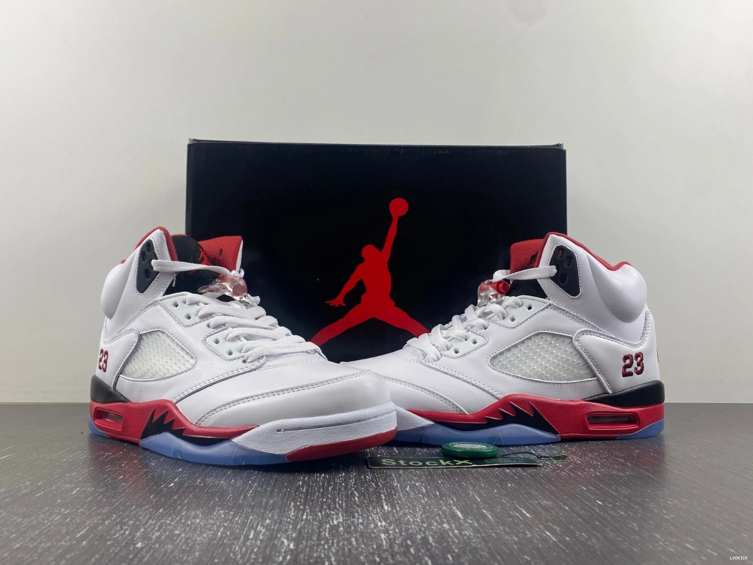Rep  Retro 136027-120 Tongue Fire Red Men's (2013) 5 Jordan Black 0519